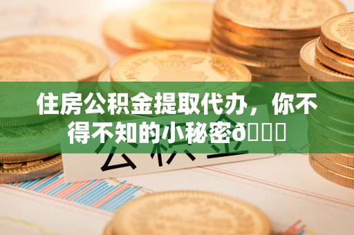 武陵源住房公积金提取代办，你不得不知的小秘密😎
