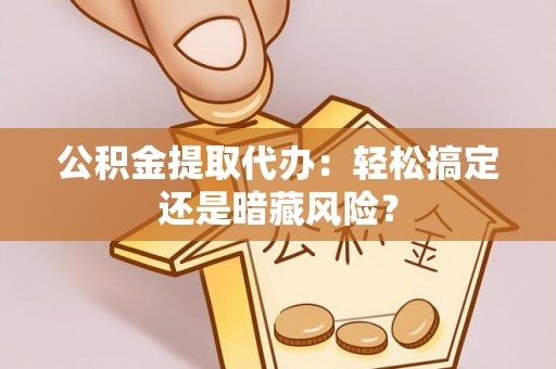 武陵源公积金提取代办：轻松搞定还是暗藏风险？
