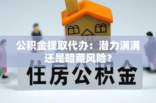 武陵源公积金提取代办：潜力满满还是暗藏风险？